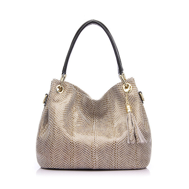 Genuine Leather Tote Bag - 6 Colors