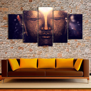 5 Pieces Decorative 3D Painting "Buddha's Third Eye"