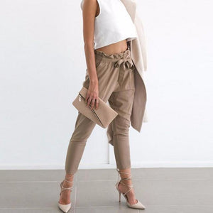 Casual Chiffon High-Waist Pants - 8 Colors