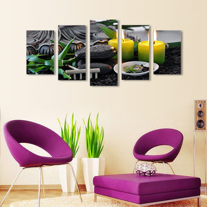 5 Pieces Decorative 3D Painting "Introspection Ritual"