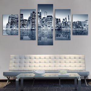 5 Pieces Decorative 3D Painting "Brooklyn"