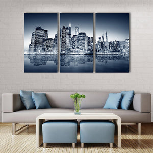3 Pieces Decorative 3D Painting "View of Brooklyn"
