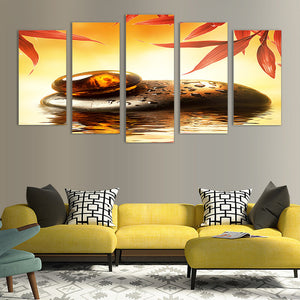 5 Pieces Decorative 3D Painting "Amber Warmth"