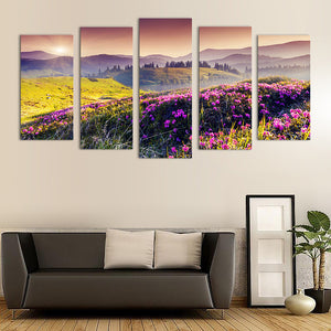 5 Pieces Decorative 3D Painting "Valley of Prosperity"