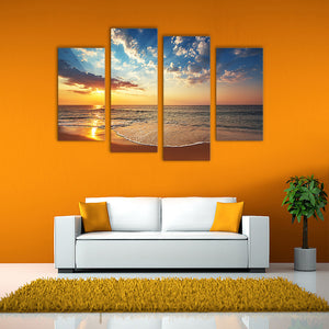 4 Pieces Decorative 3D Painting "The Colors of Dawn"