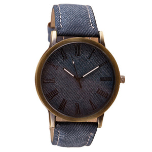 Casual Quartz Wrist Watch - Navy Blue