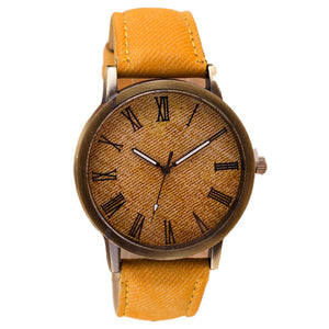 Casual Quartz Wrist Watch - Orange