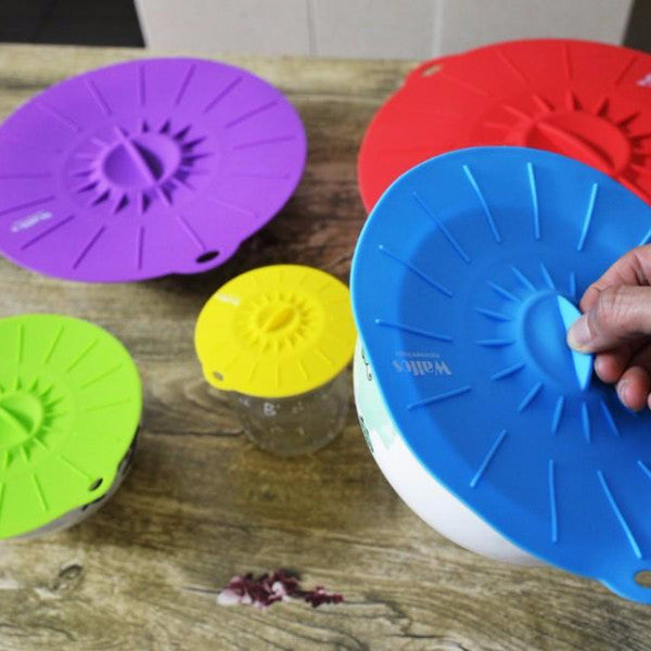 Premium Silicone Suction Lids
