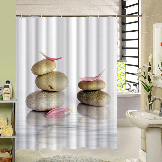 Pink Petals Shower Curtain