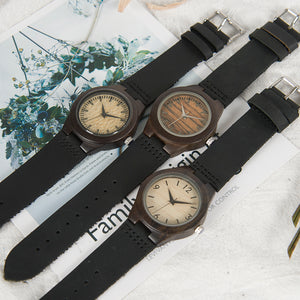 Ebony Wooden Wristwatch - 3 Colors