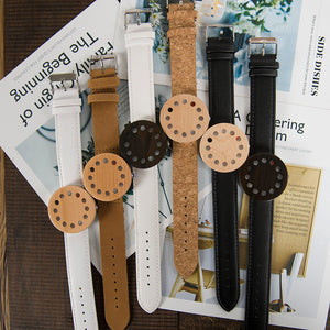 Minimalist Wooden Wristwatch - 5 Colors