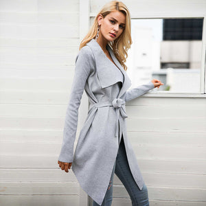 One Size Casual Cardigan - Gray