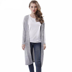 One Size Casual Long Cardigan