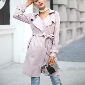 Leather Suede Coat - 4 Colors