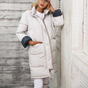 Cotton-Padded Casual Parka - 3 Colors